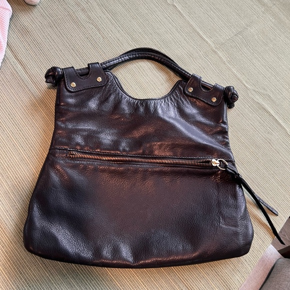 Black Leather Handbag - Picture 4 of 9